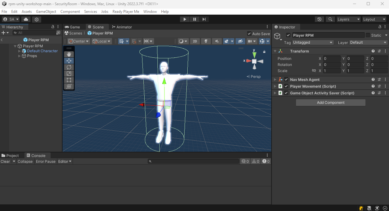 player-prefab-structure